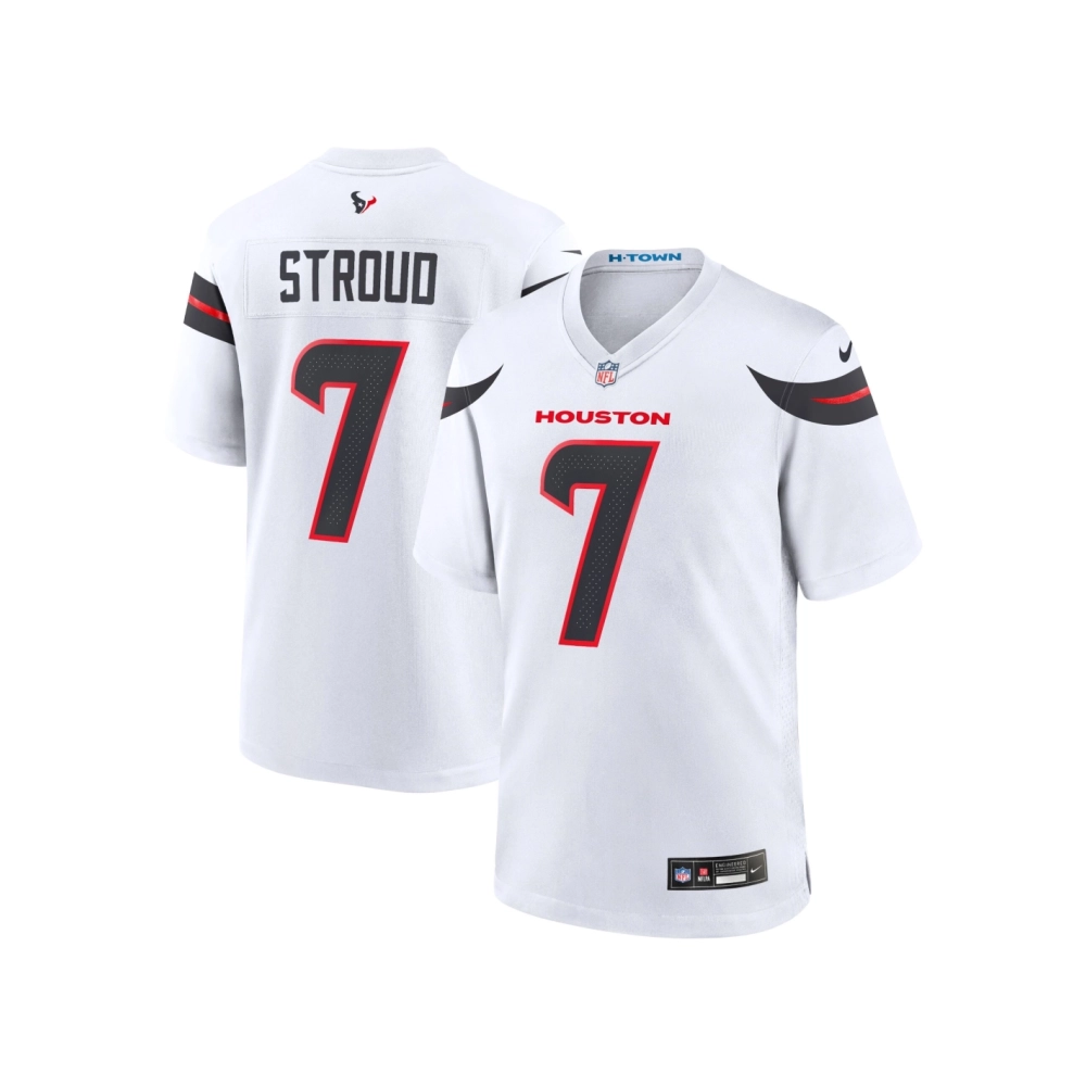 Mens Houston Texans C.J. Stroud White Game Jersey