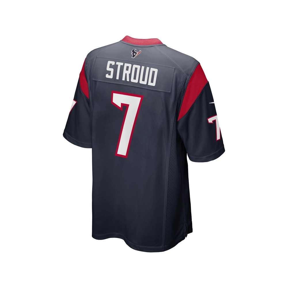 Mens Houston Texans C.J. Stroud Navy 2023 NFL Draft First Round Pick Game Jersey