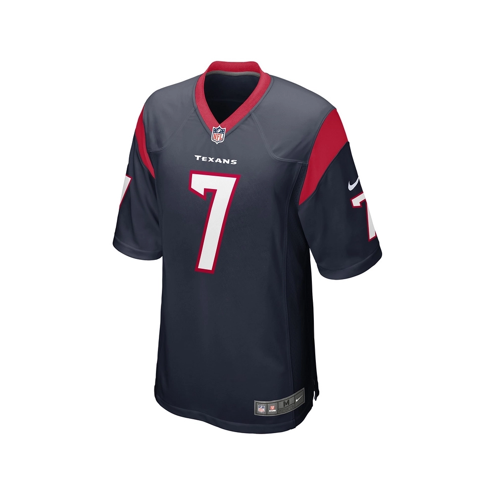 Mens Houston Texans C.J. Stroud Navy 2023 NFL Draft First Round Pick Game Jersey