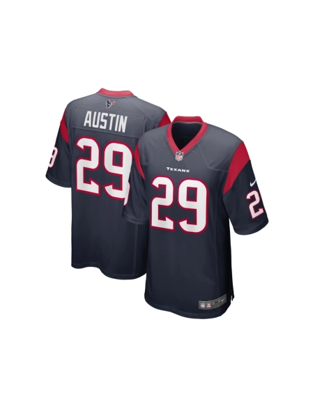 Mens Houston Texans Alex Austin Navy Team Game Jersey