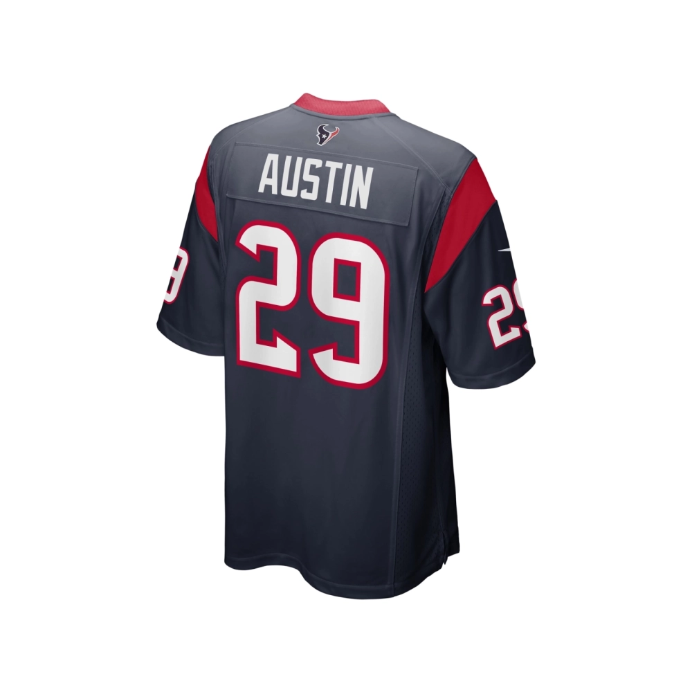 Mens Houston Texans Alex Austin Navy Team Game Jersey