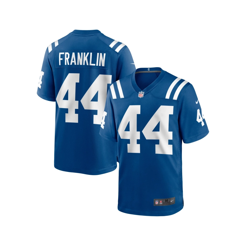 Mens Indianapolis Colts Zaire Franklin Royal Game Jersey