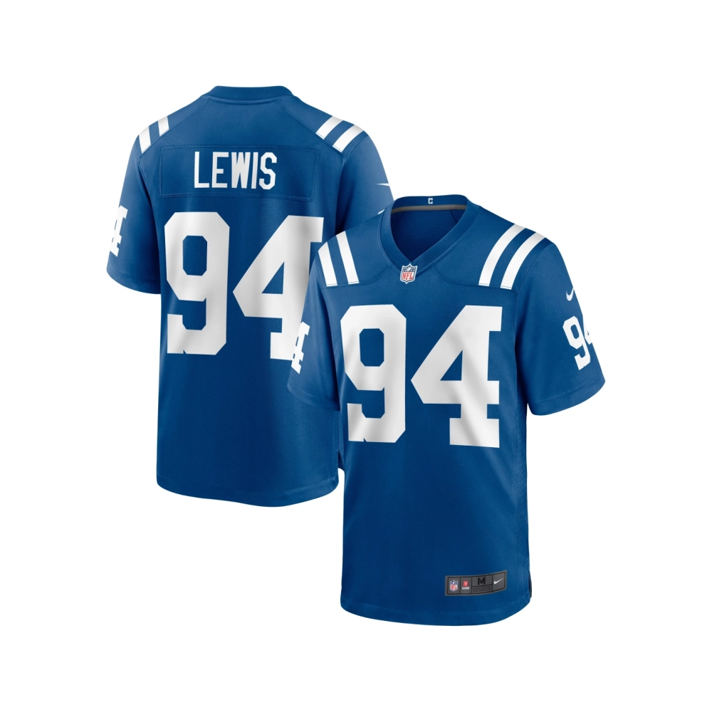 Mens Indianapolis Colts Tyquan Lewis Royal Game Jersey