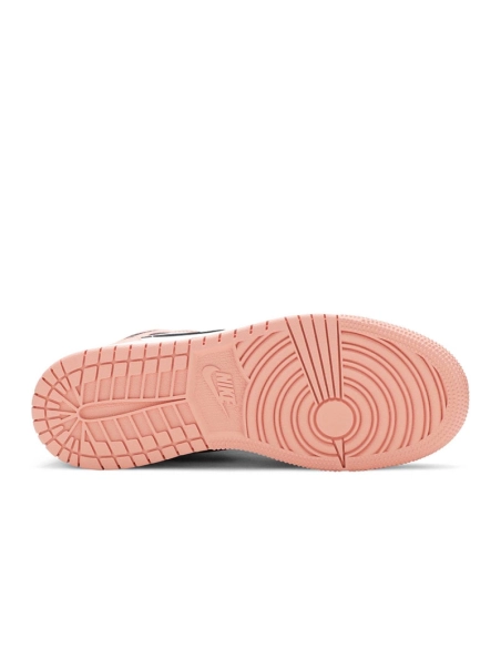 AIR JORDAN 1 MID GS PINK QUARTZ 555112 603,AIR JORDAN 1 MID,Air Jordan