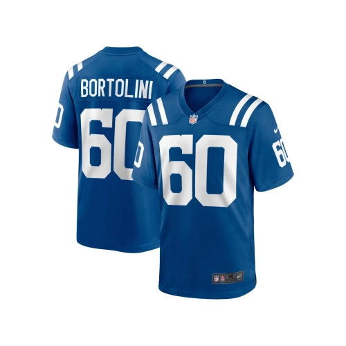 Mens Indianapolis Colts Tanor Bortolini Royal Game Jersey