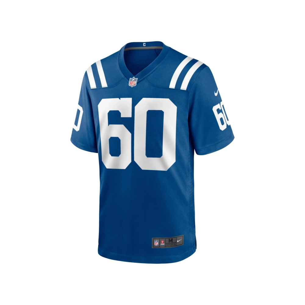 Mens Indianapolis Colts Tanor Bortolini Royal Game Jersey