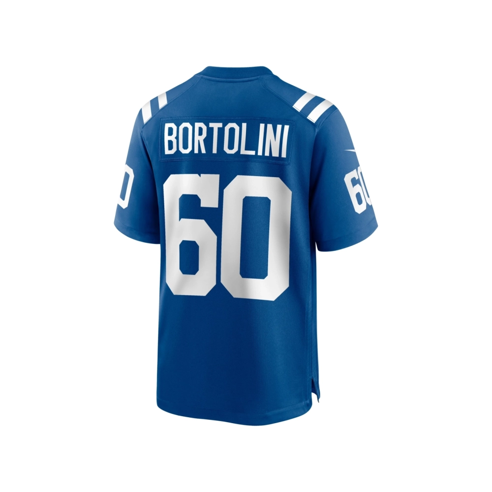 Mens Indianapolis Colts Tanor Bortolini Royal Game Jersey