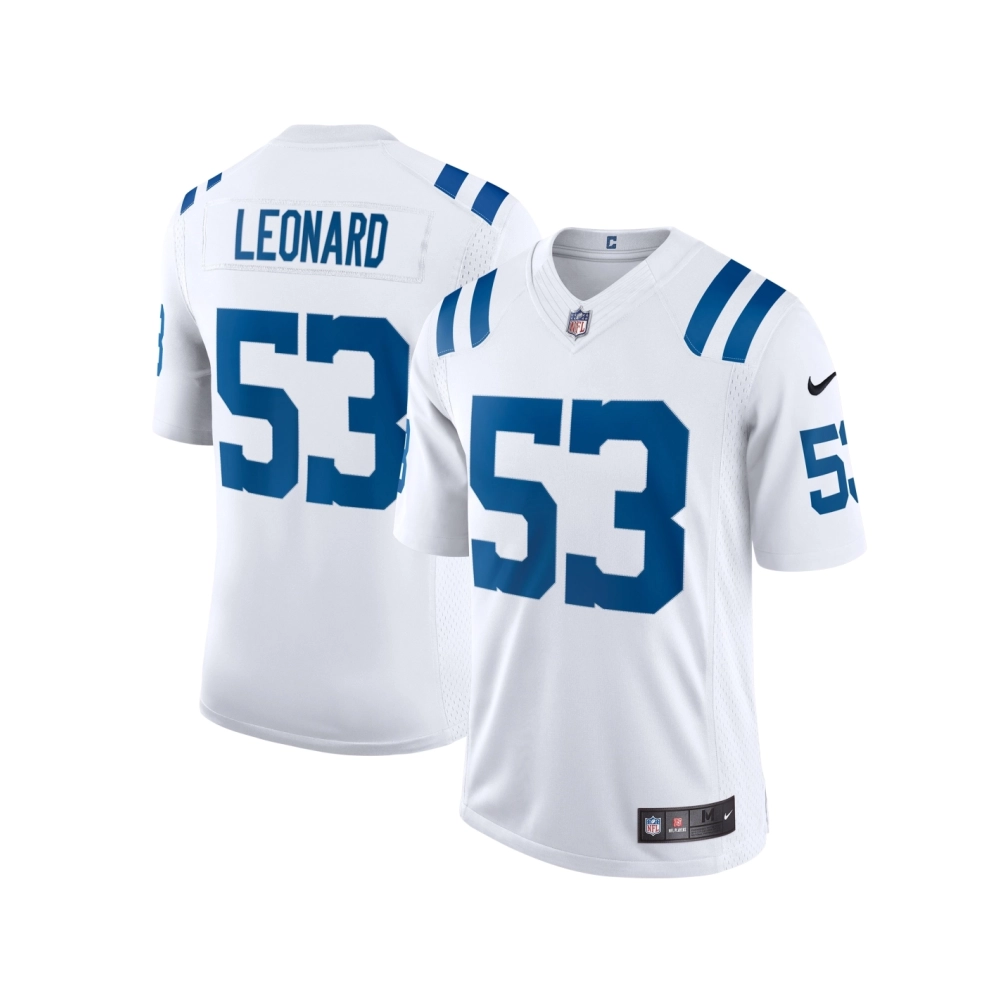 Mens Indianapolis Colts Shaquille Leonard White Vapor Limited Jersey