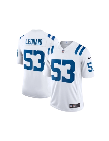 Mens Indianapolis Colts Shaquille Leonard White Vapor Limited Jersey
