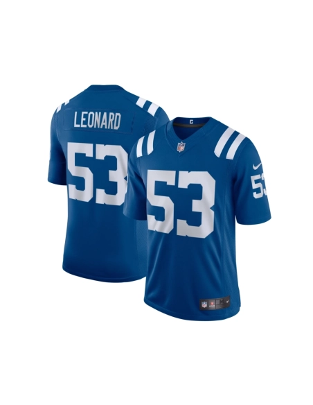Mens Indianapolis Colts Shaquille Leonard Royal Vapor Limited Jersey