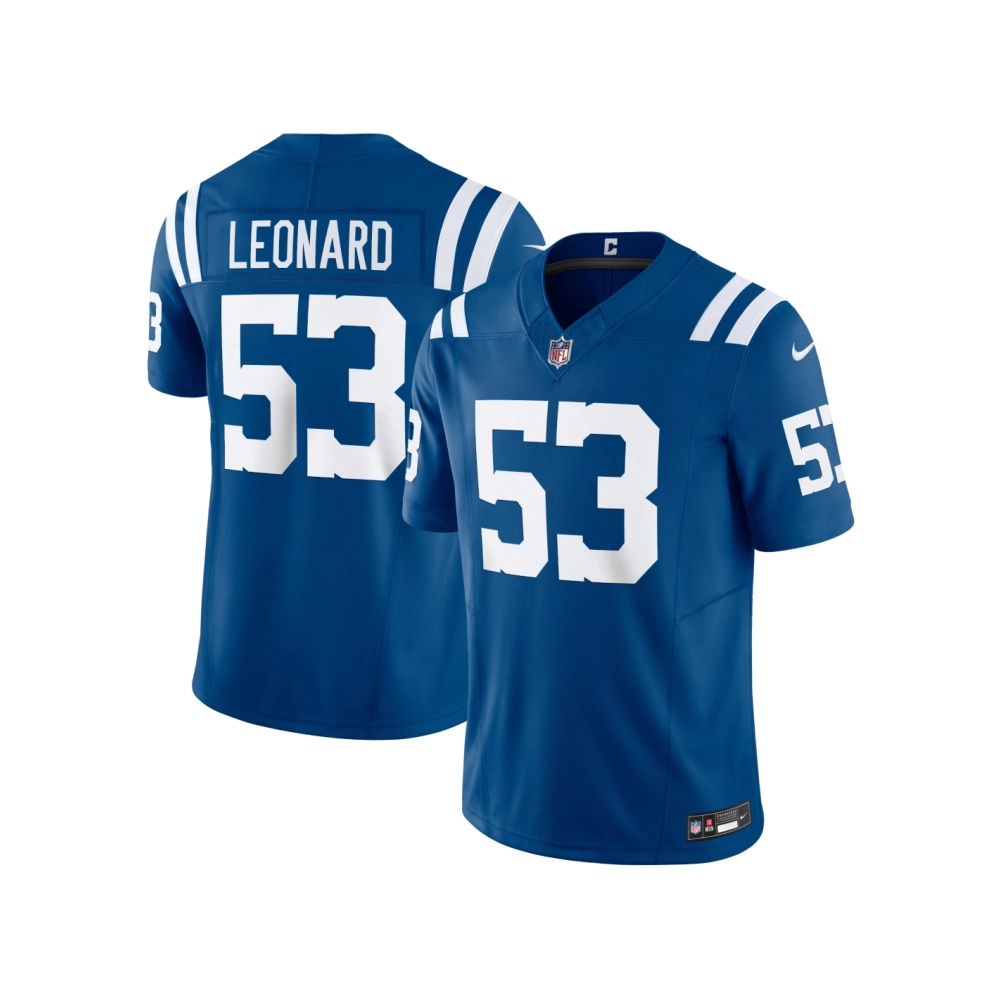 Mens Indianapolis Colts Shaquille Leonard Royal Vapor F.U.S.E. Limited Jersey