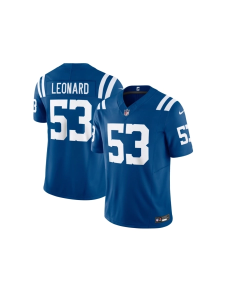 Mens Indianapolis Colts Shaquille Leonard Royal Vapor F.U.S.E. Limited Jersey