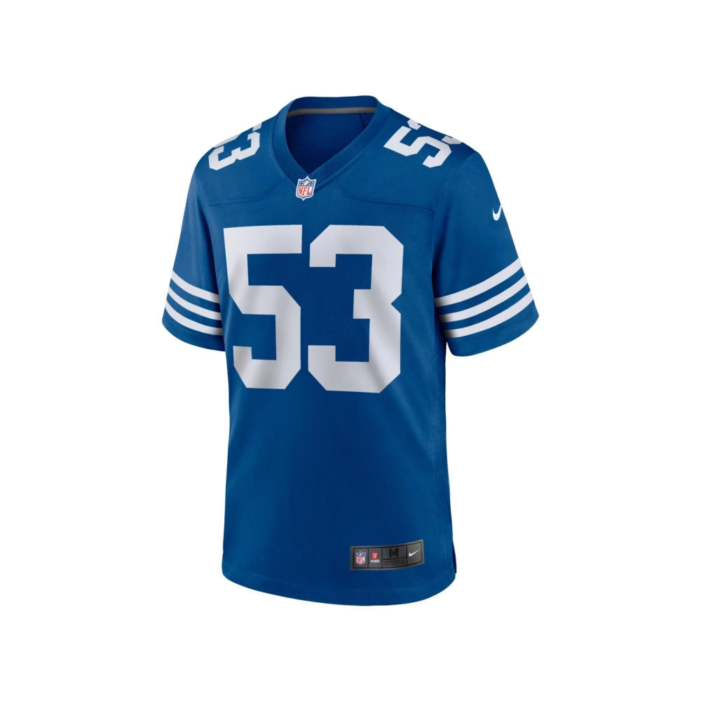 Mens Indianapolis Colts Shaquille Leonard Royal Alternate Game Jersey