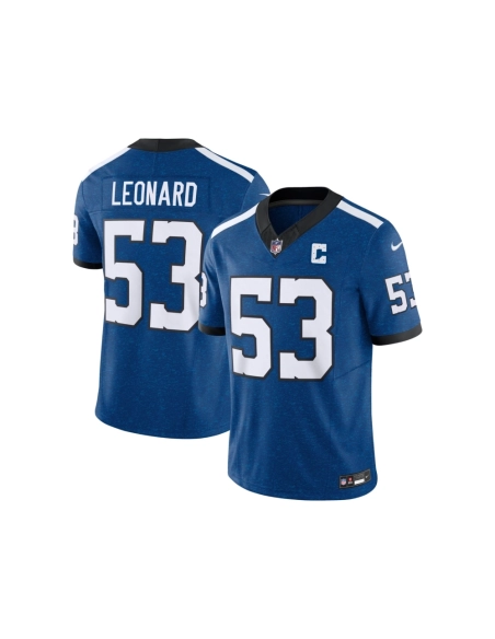 Mens Indianapolis Colts Shaquille Leonard Blue Vapor F.U.S.E. Limited Jersey