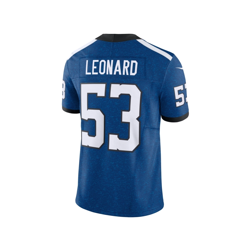 Mens Indianapolis Colts Shaquille Leonard Blue Vapor F.U.S.E. Limited Jersey