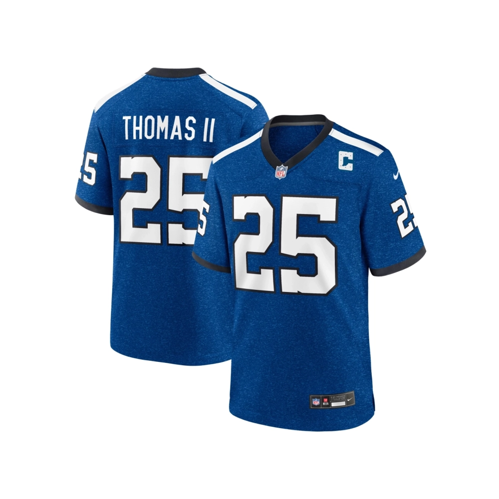 Mens Indianapolis Colts Rodney Thomas II Royal Indiana Nights Alternate Game Jersey