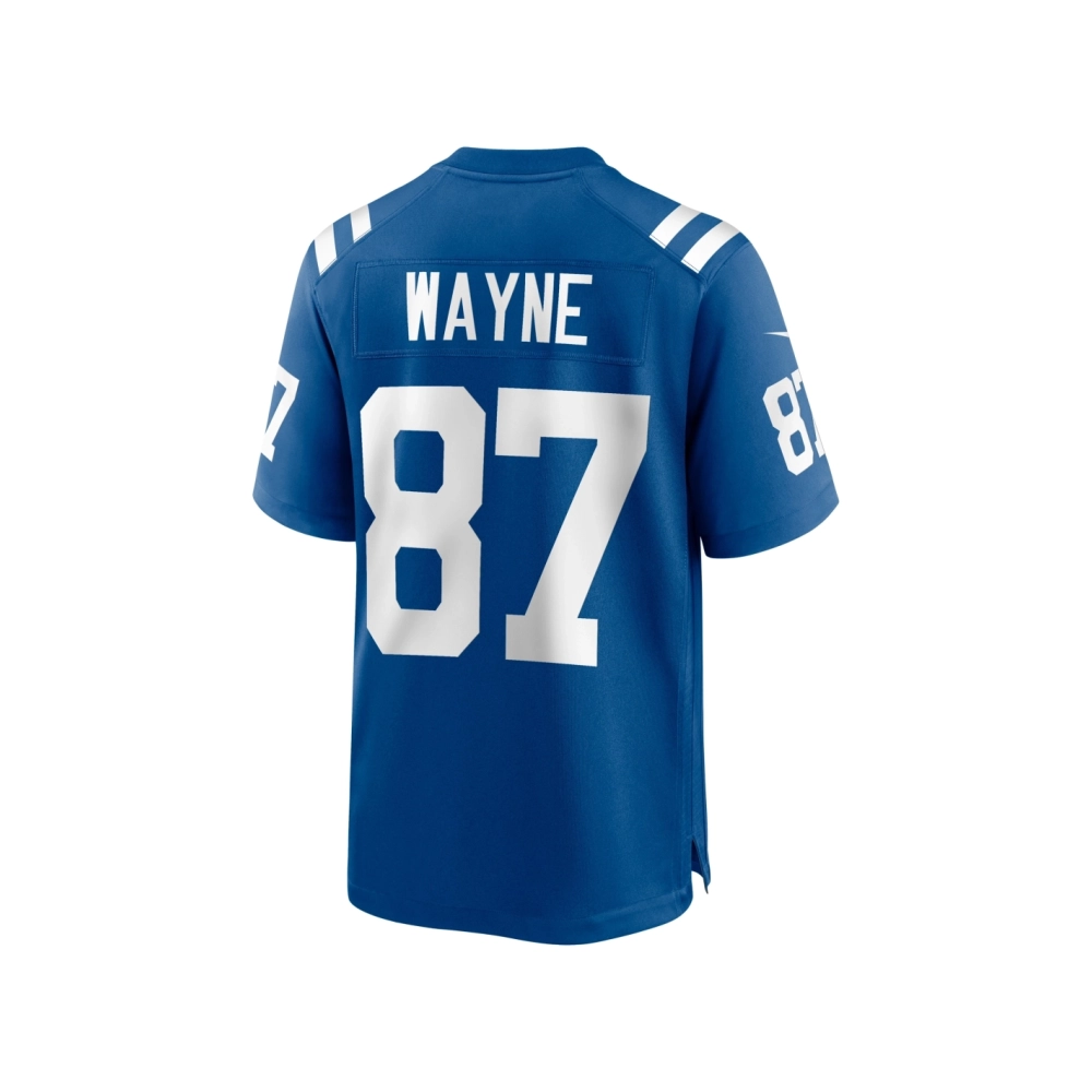 Mens Indianapolis Colts Reggie Wayne Royal Retired Player Game Jersey