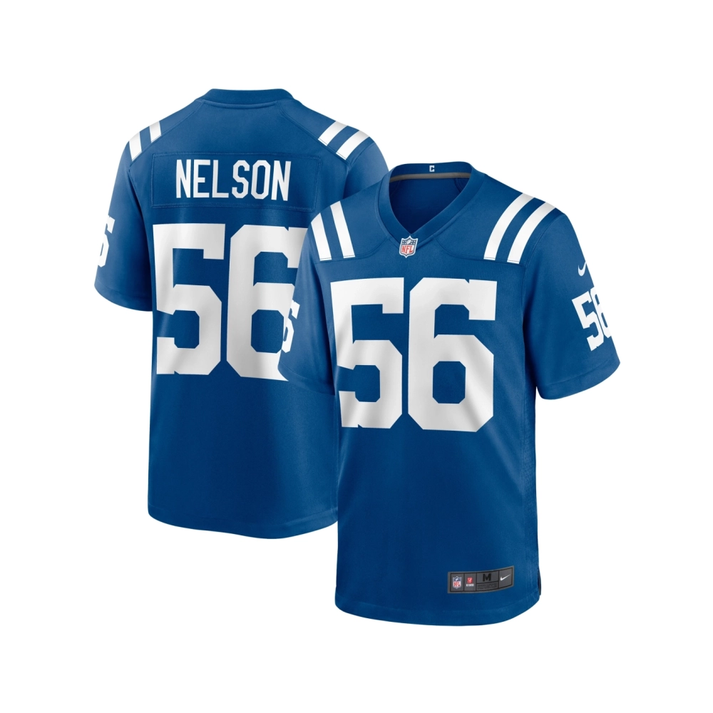 Mens Indianapolis Colts Quenton Nelson Royal Player Game Jersey