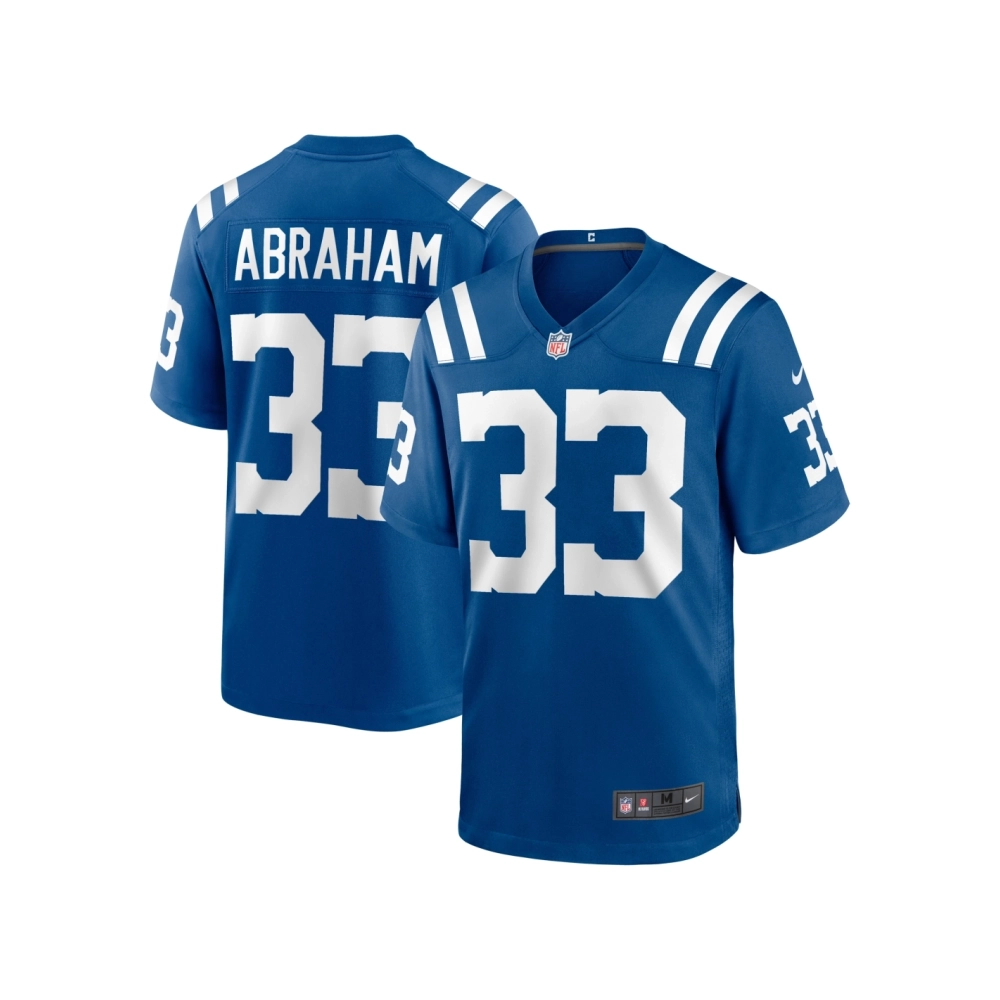 Mens Indianapolis Colts Micah Abraham Royal Game Jersey