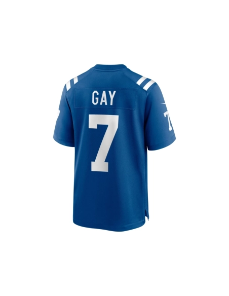 Mens Indianapolis Colts Matt Gay Royal Team Game Jersey
