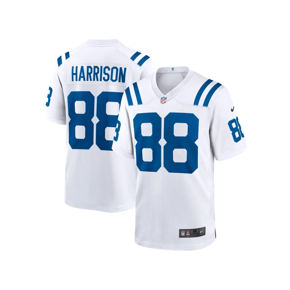 Mens Indianapolis Colts Marvin Harrison White Retired Player Game Jersey
