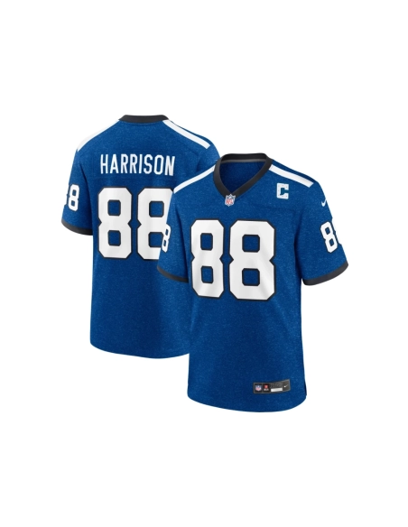 Mens Indianapolis Colts Marvin Harrison Royal Indiana Nights Alternate Game Jersey