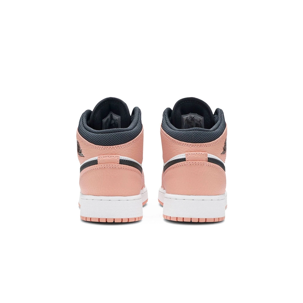 AIR JORDAN 1 MID GS PINK QUARTZ 555112 603,AIR JORDAN 1 MID,Air Jordan
