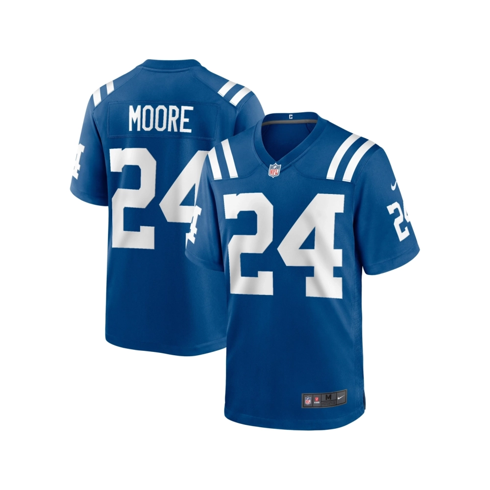 Mens Indianapolis Colts Lenny Moore Royal Game Retired Player Jersey