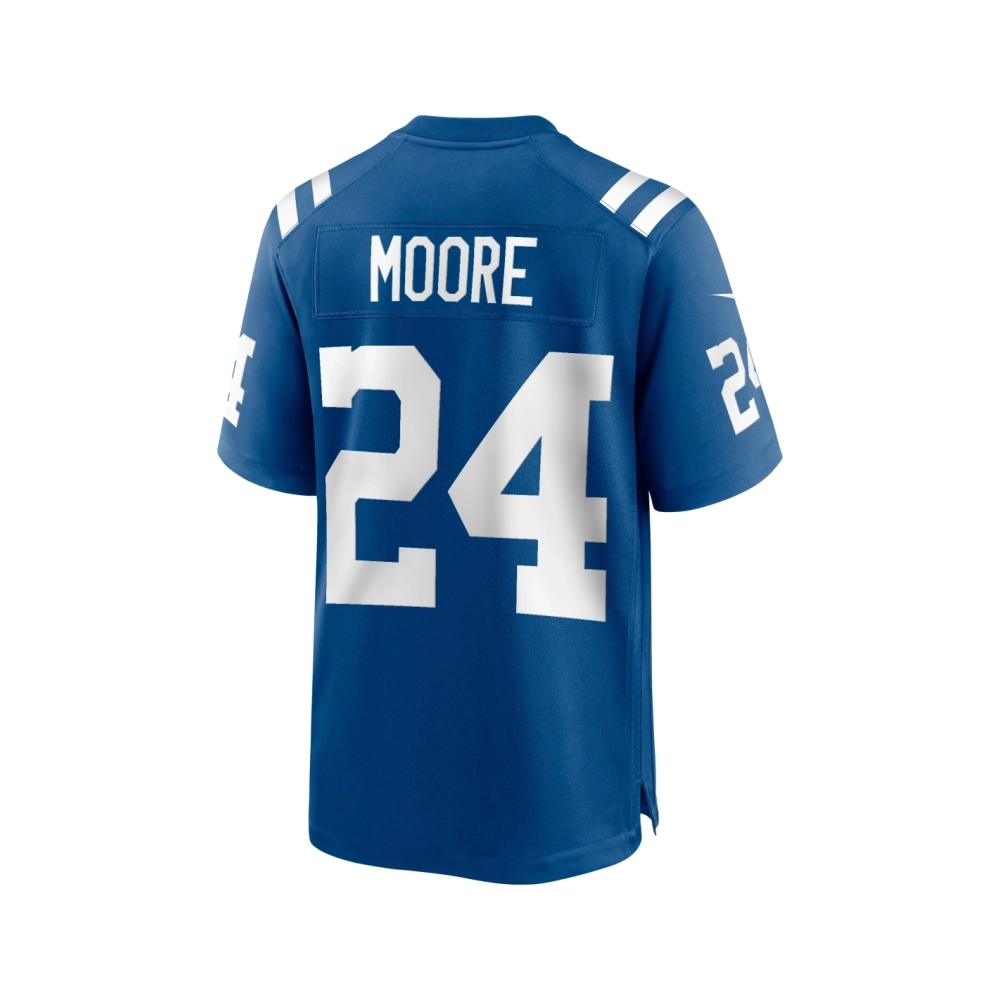 Mens Indianapolis Colts Lenny Moore Royal Game Retired Player Jersey