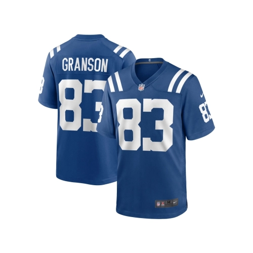 Mens Indianapolis Colts Kylen Granson Royal Game Jersey