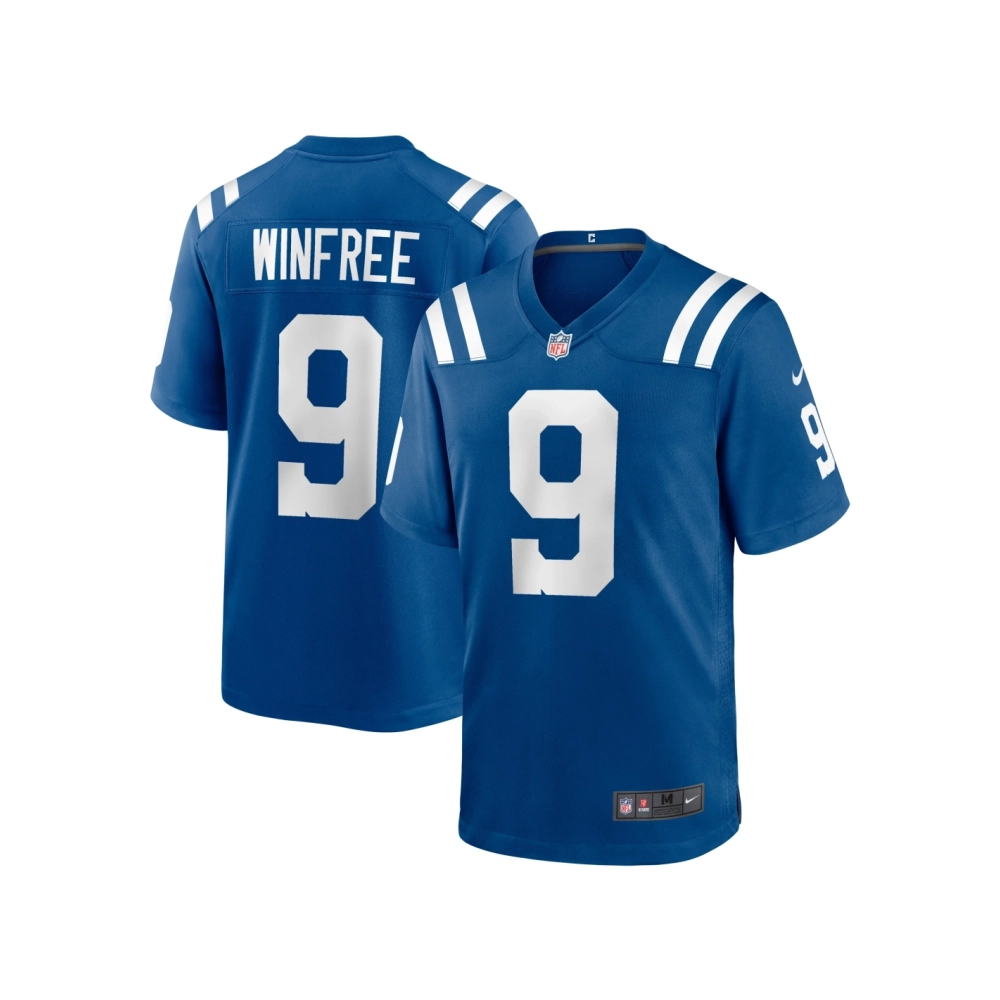 Mens Indianapolis Colts Juwann Winfree Royal Team Game Jersey