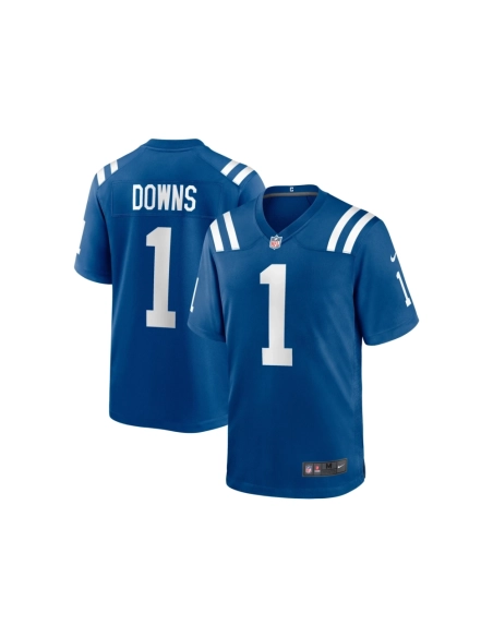 Mens Indianapolis Colts Josh Downs Royal Team Game Jersey