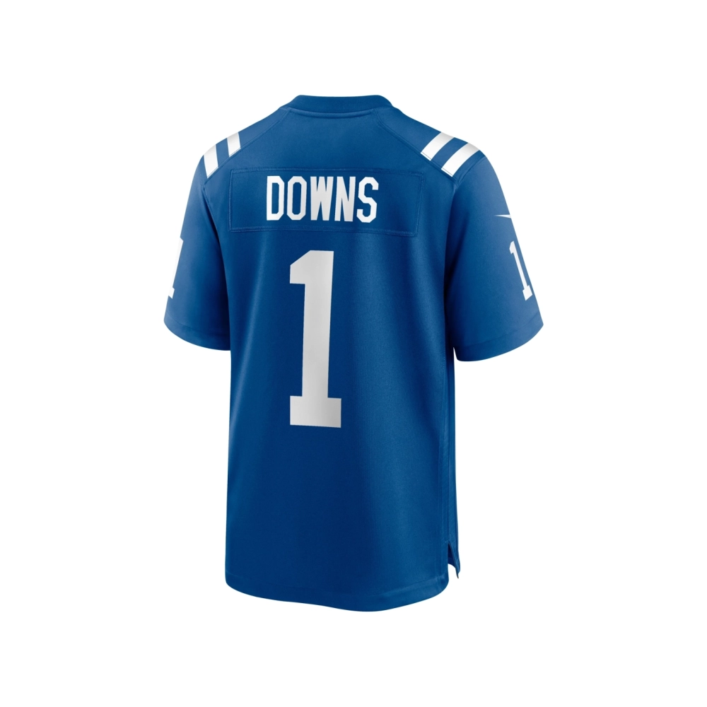 Mens Indianapolis Colts Josh Downs Royal Team Game Jersey