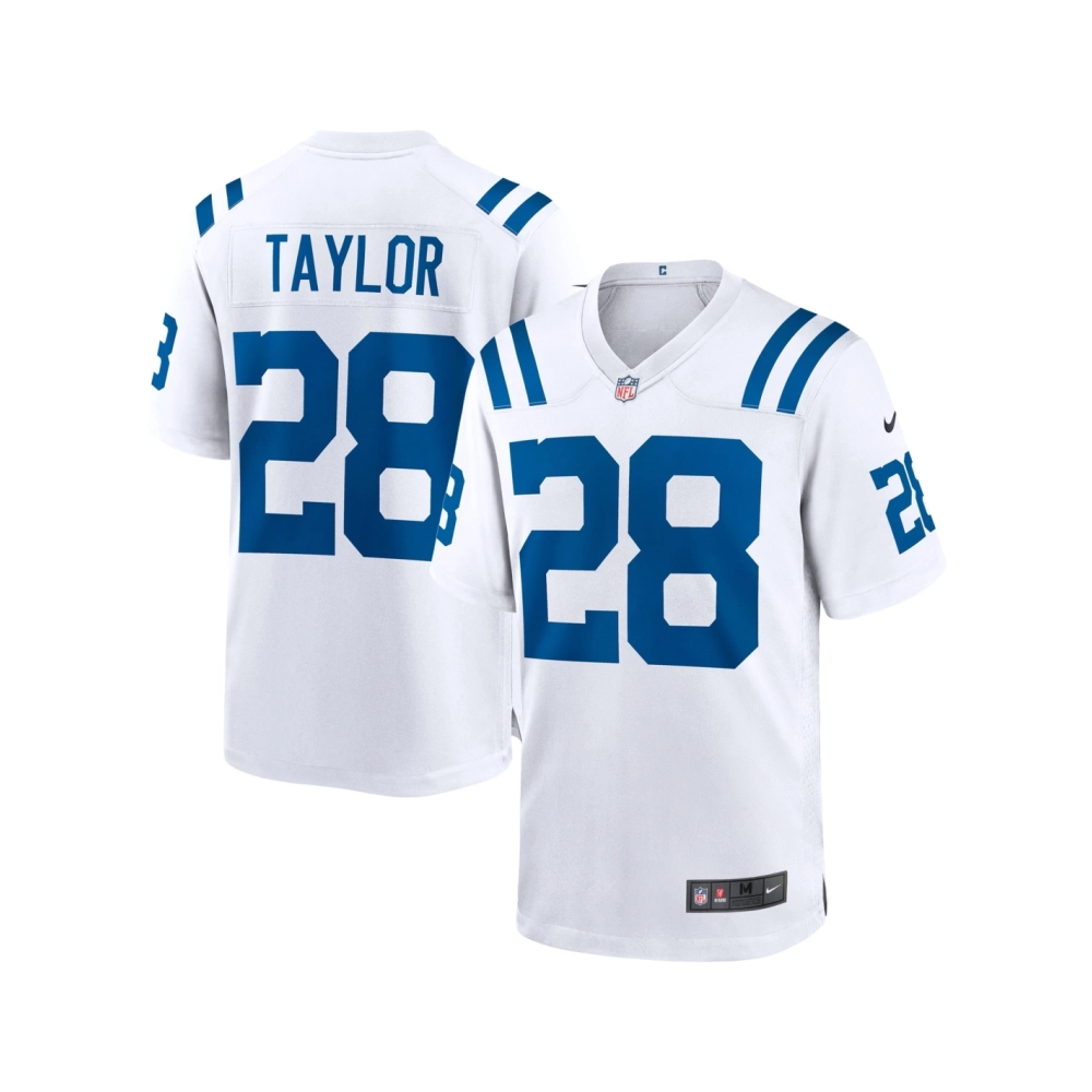 Mens Indianapolis Colts Jonathan Taylor White Game Jersey