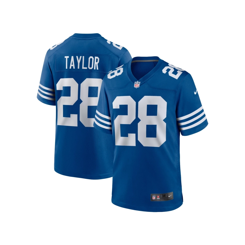 Mens Indianapolis Colts Jonathan Taylor Royal Alternate Game Jersey