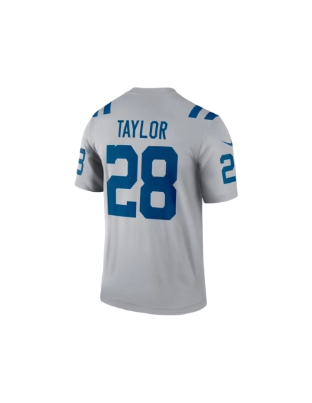 Mens Indianapolis Colts Jonathan Taylor Gray Inverted Legend Jersey