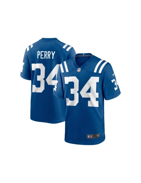 Mens Indianapolis Colts Joe Perry Royal Game Retired Player Jersey