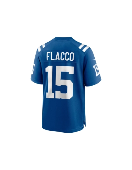 Mens Indianapolis Colts Joe Flacco Royal Game Jersey