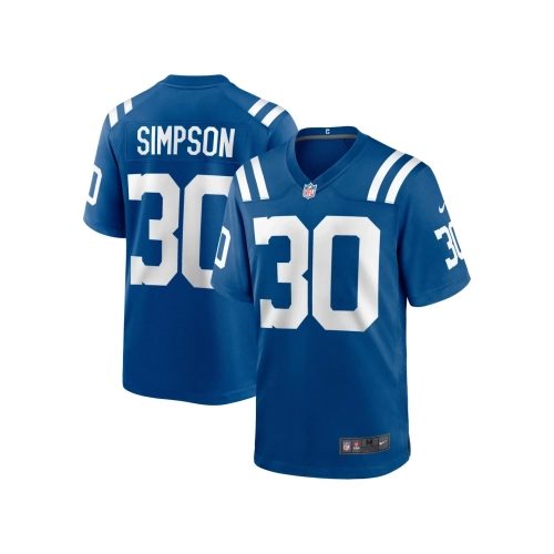 Mens Indianapolis Colts Jaylin Simpson Royal Game Jersey
