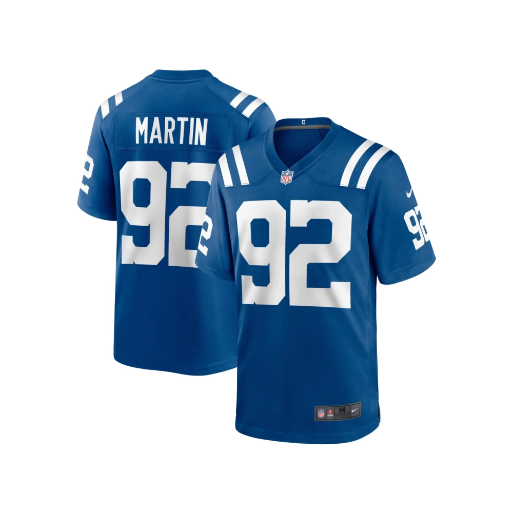 Mens Indianapolis Colts Jacob Martin Royal Team Game Jersey