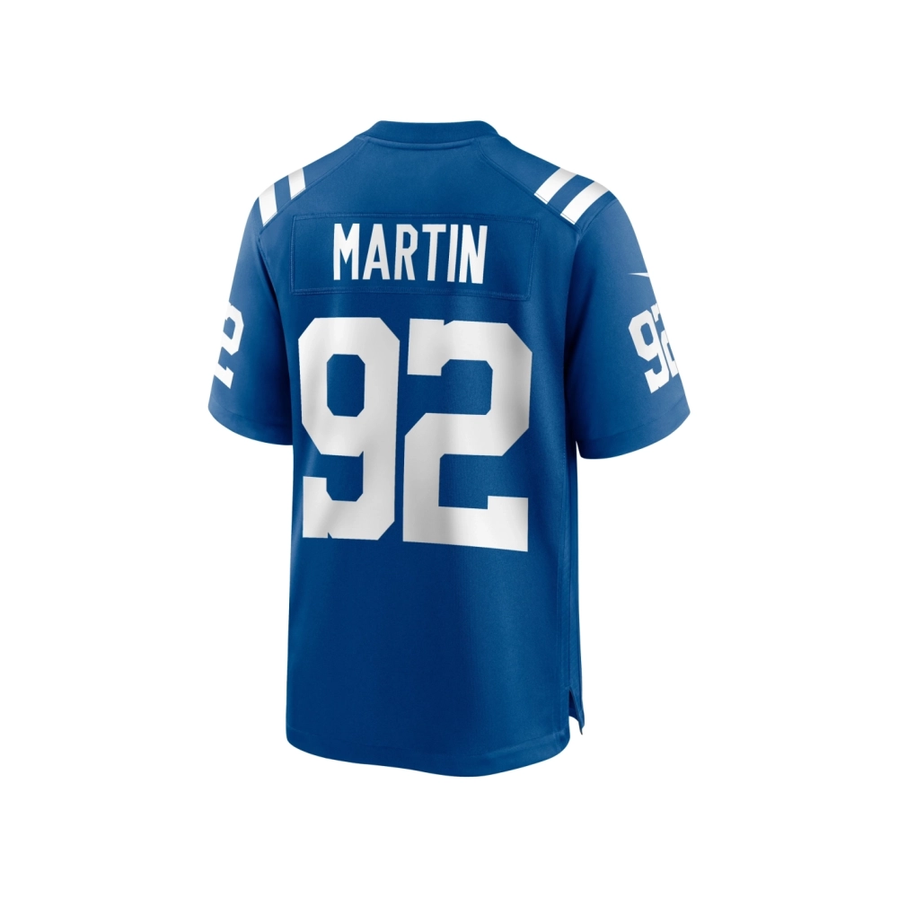 Mens Indianapolis Colts Jacob Martin Royal Team Game Jersey