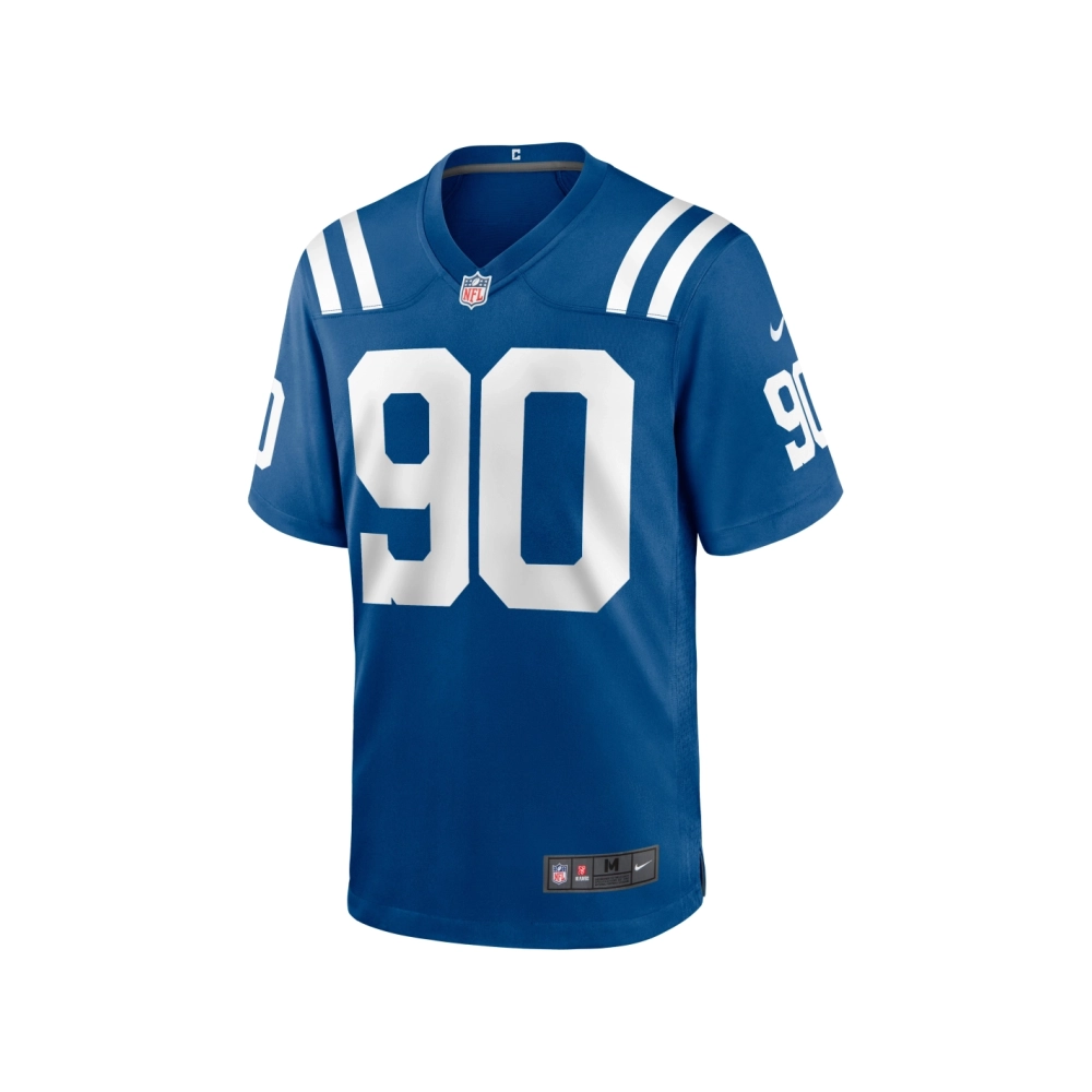 Mens Indianapolis Colts Grover Stewart Royal Game Jersey