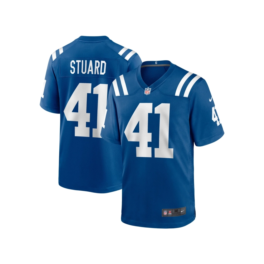 Mens Indianapolis Colts Grant Stuard Royal Game Player Jersey