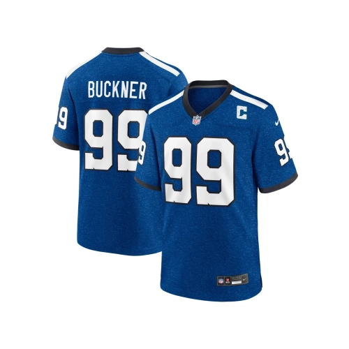 Mens Indianapolis Colts DeForest Buckner Royal Indiana Nights Alternate Game Jersey