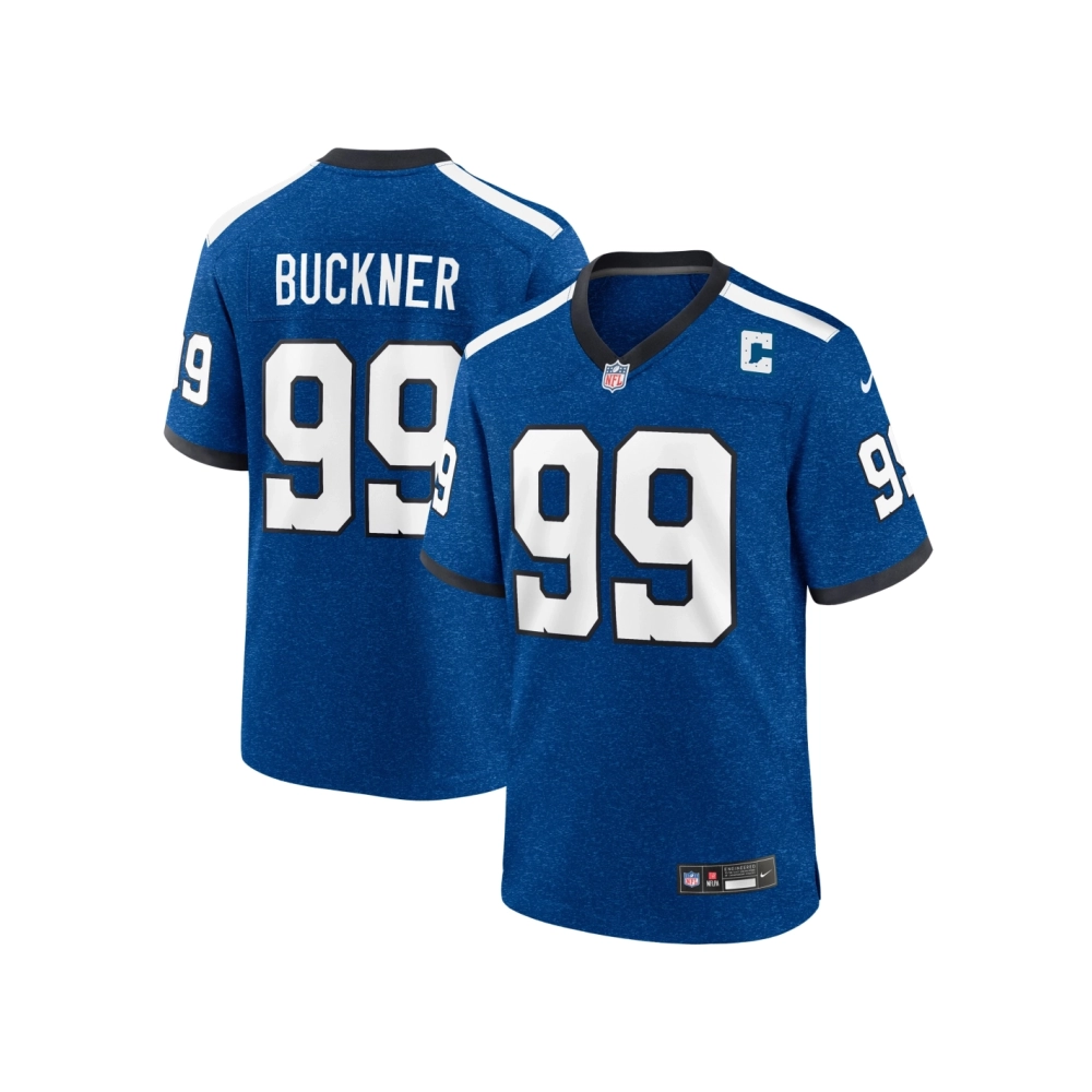 Mens Indianapolis Colts DeForest Buckner Royal Indiana Nights Alternate Game Jersey