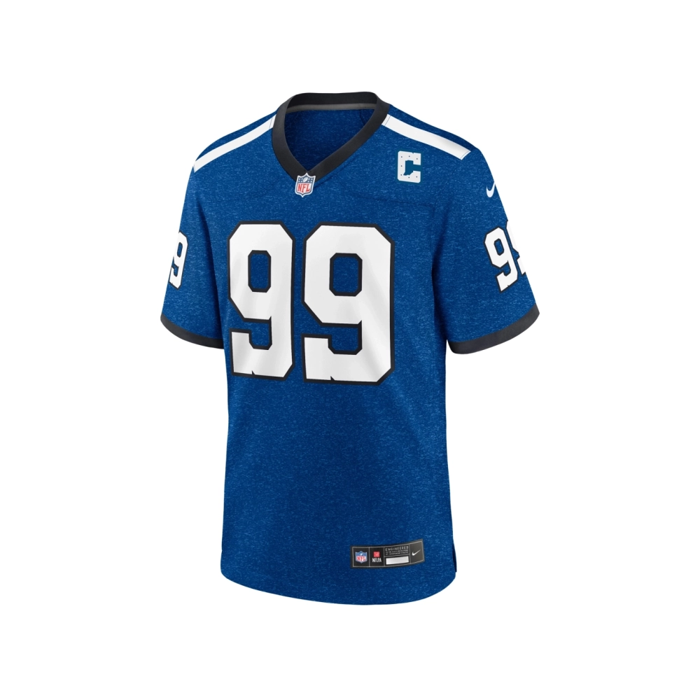 Mens Indianapolis Colts DeForest Buckner Royal Indiana Nights Alternate Game Jersey