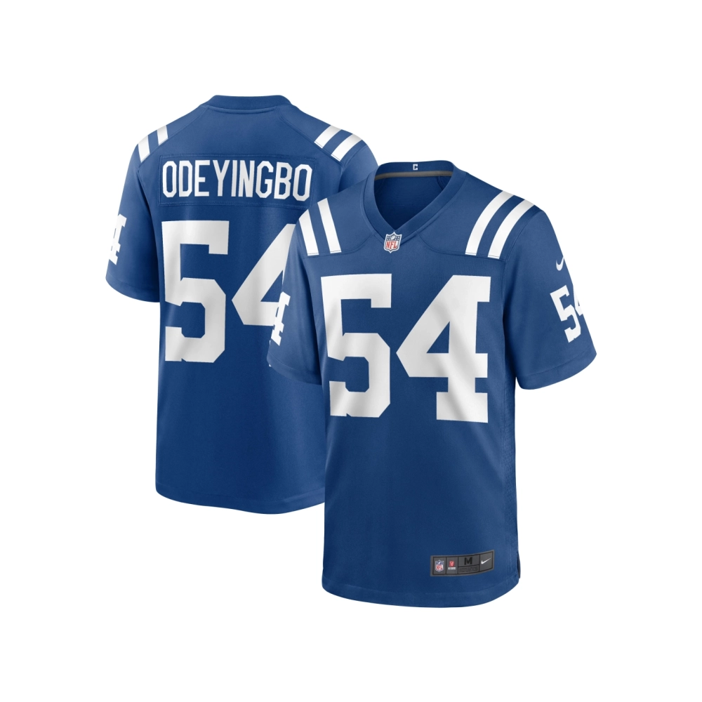 Mens Indianapolis Colts Dayo Odeyingbo Royal Game Jersey