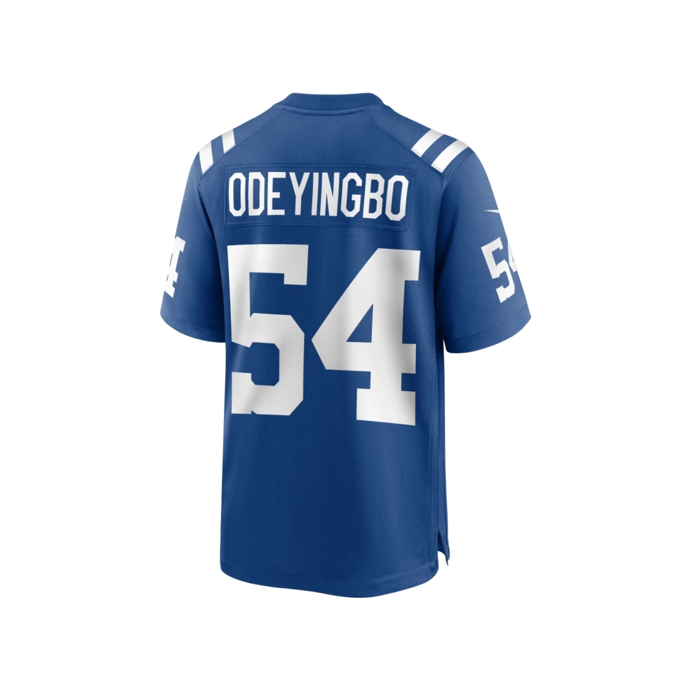 Mens Indianapolis Colts Dayo Odeyingbo Royal Game Jersey