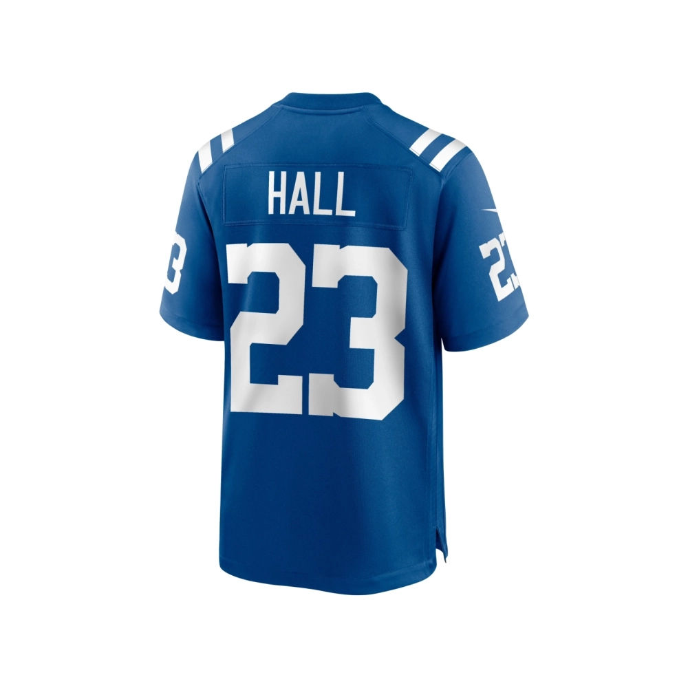 Mens Indianapolis Colts Darren Hall Royal Team Game Jersey