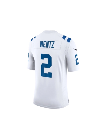 Mens Indianapolis Colts Carson Wentz White Vapor Limited Jersey